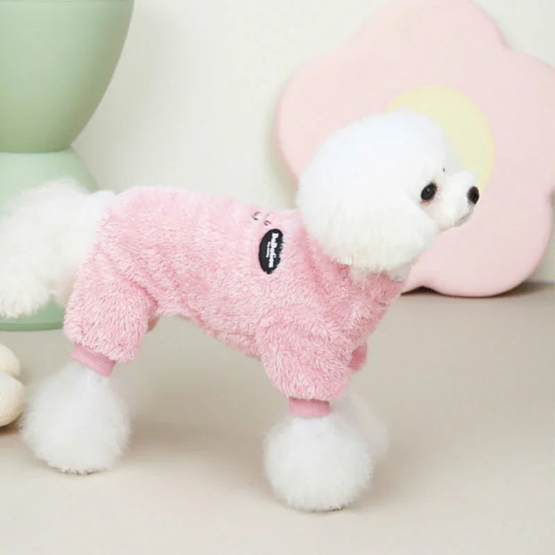 Maxwell™ CozyPaw Fleece Jumpsuit | Snug Zip-Up Sweater
