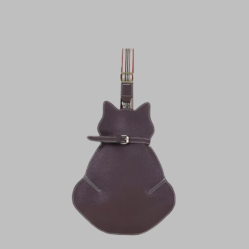 Feline Chic™ Adjustable Crossbody Cat-Shaped Shoulder Bag