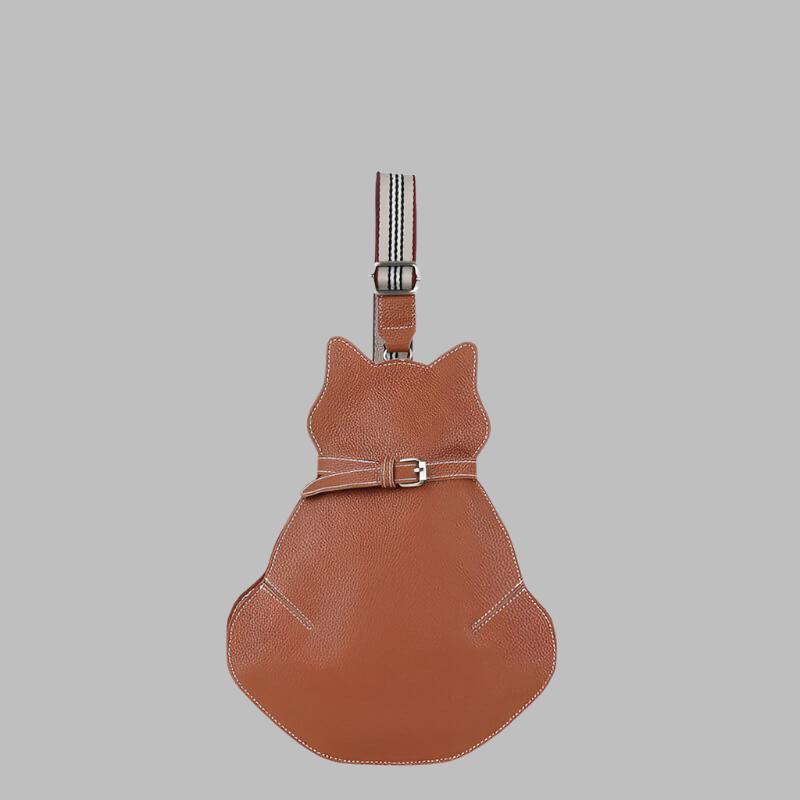 Feline Chic™ Adjustable Crossbody Cat-Shaped Shoulder Bag