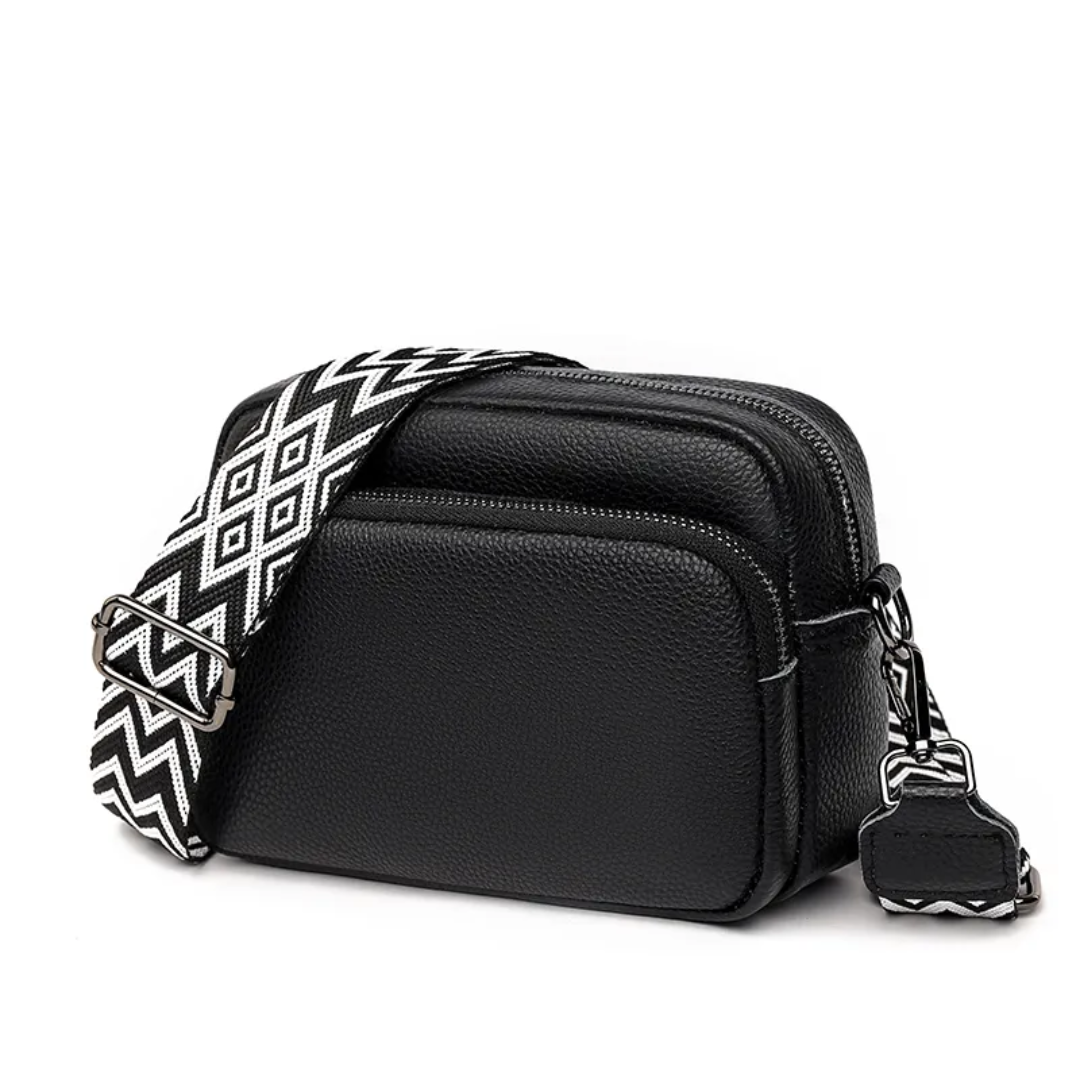 Audrey™ Chic Leather Messenger Bag with Casual Design