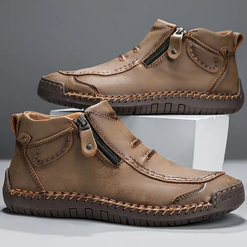 Maxwell™ EasyStep High-Top Shoes for Men | Stylish Zip-Up Sneakers