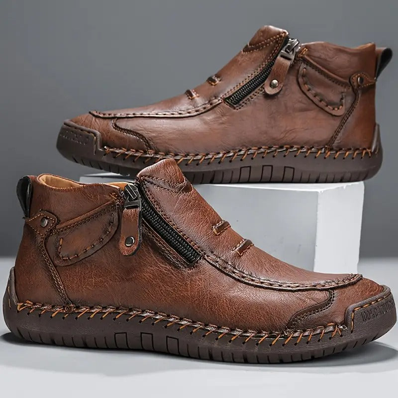 Maxwell™ EasyStep High-Top Shoes for Men | Stylish Zip-Up Sneakers