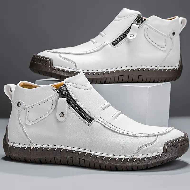 Maxwell™ EasyStep High-Top Shoes for Men | Stylish Zip-Up Sneakers