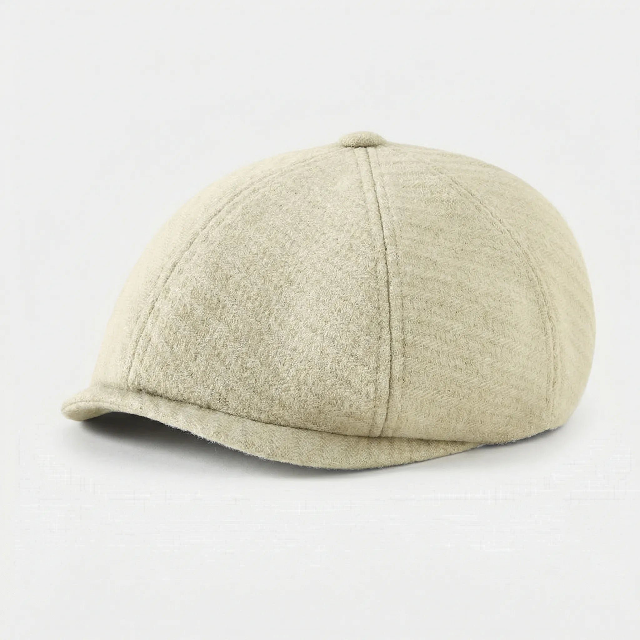 Flat cap heren | Katoenen newsboy cap in klassieke stijl