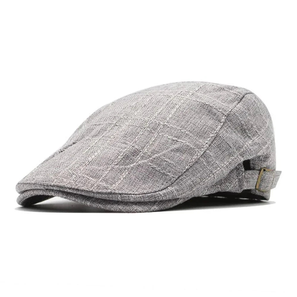PlaidArlington | Geruite katoenen flat cap
