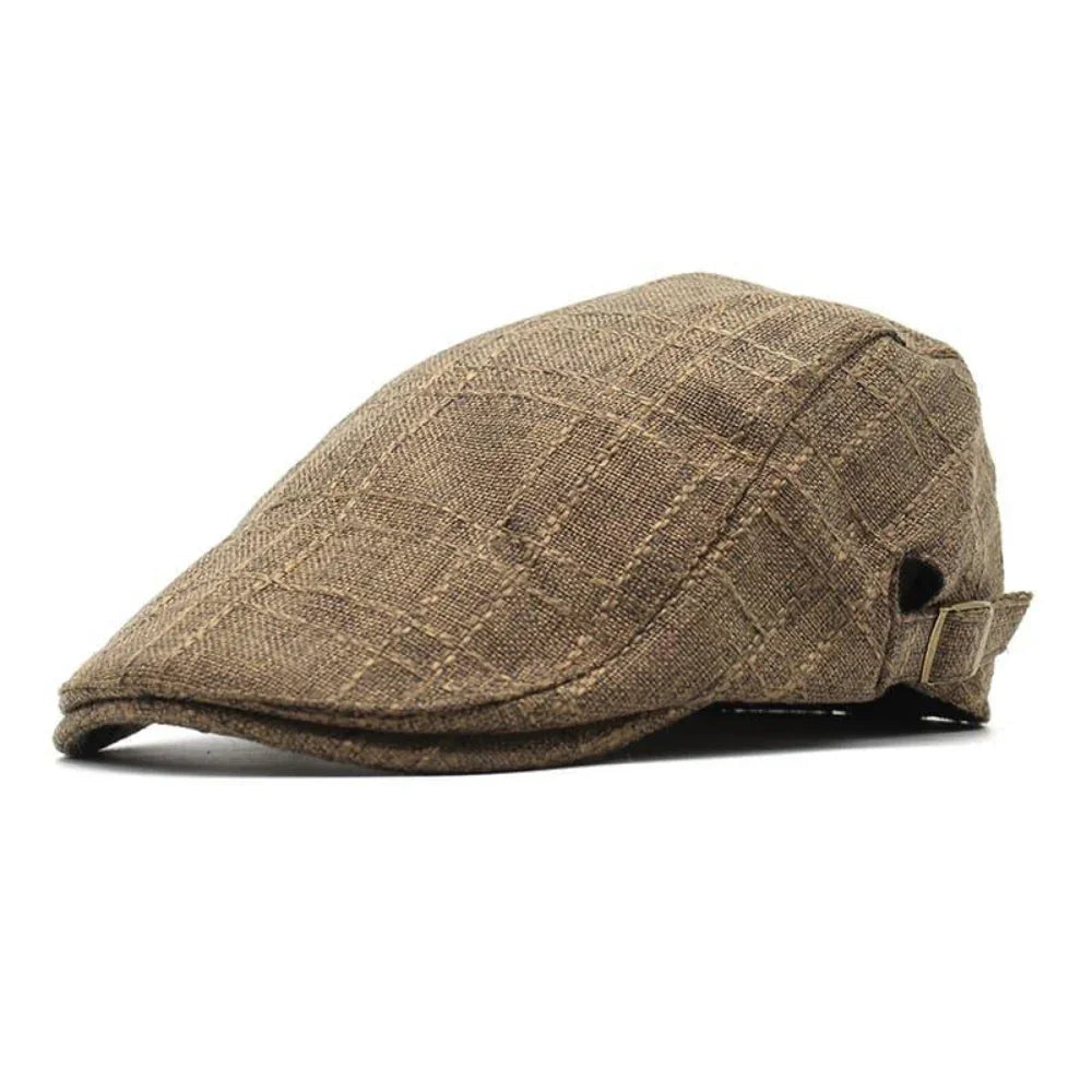 PlaidArlington | Geruite katoenen flat cap