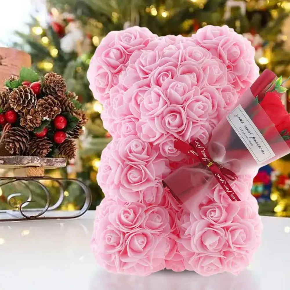 BlossomHug Bear™ | Romantic Rose Bear Gift & Décor