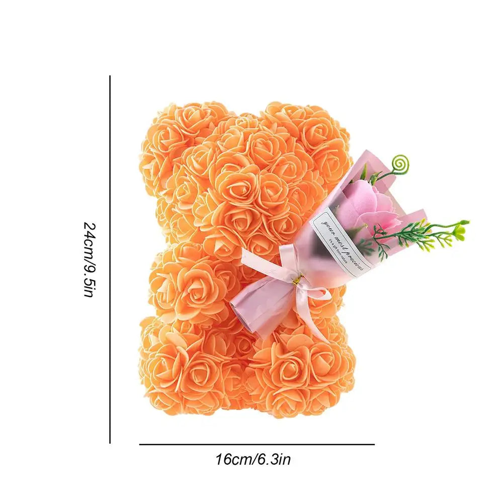 BlossomHug Bear™ | Romantic Rose Bear Gift & Décor