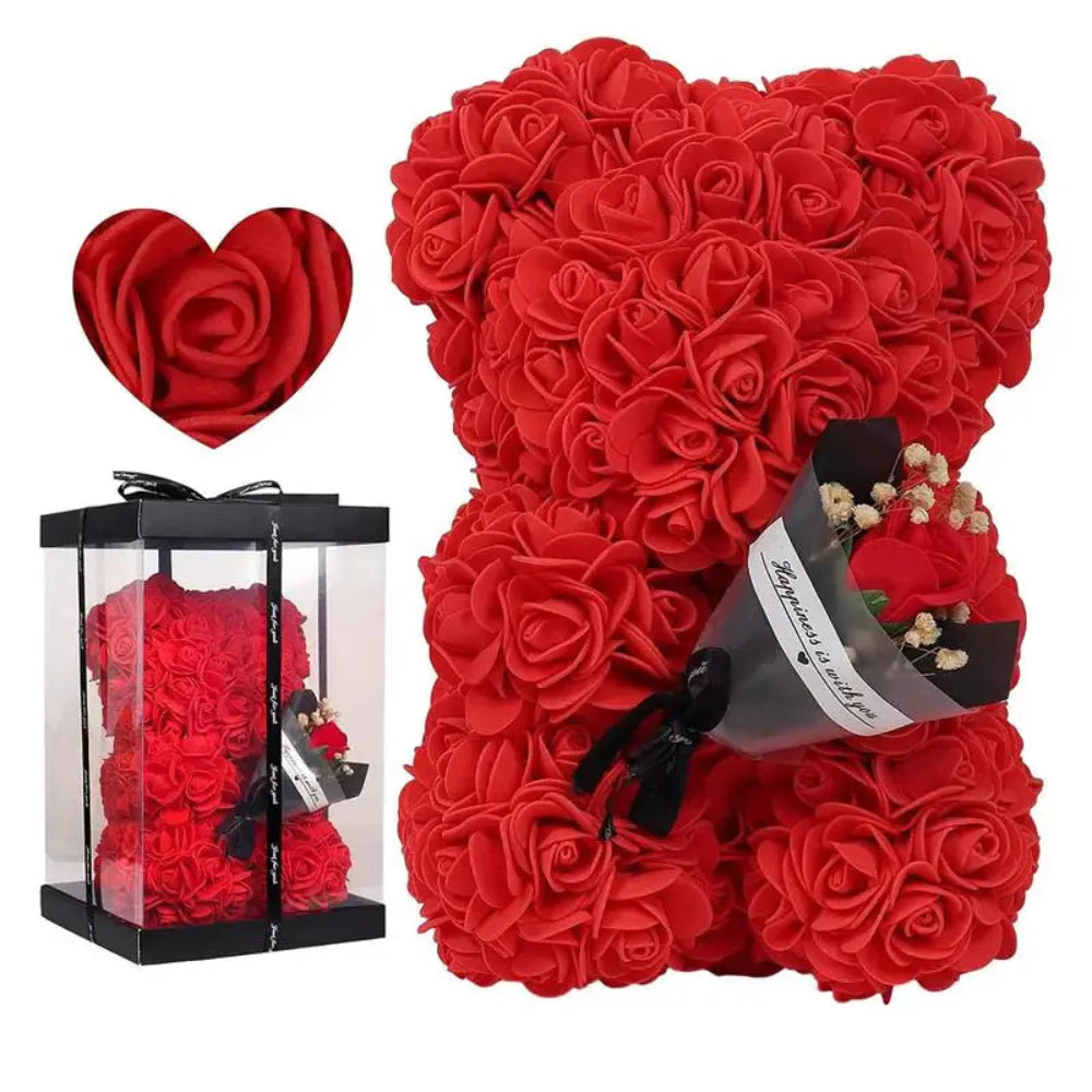 BlossomHug Bear™ | Romantic Rose Bear Gift & Décor