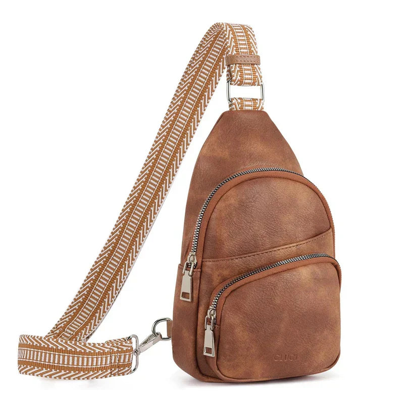Isabella™ Luxe Leather Crossbody Bag with Adjustable Strap