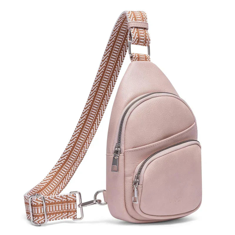Isabella™ Luxe Leather Crossbody Bag with Adjustable Strap