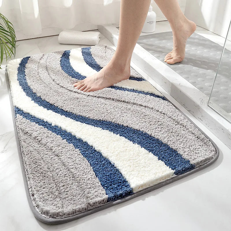 Serena™ AquaGuard Bath Mat | Plush Non-Slip Bathroom Mat for Shower & Tub