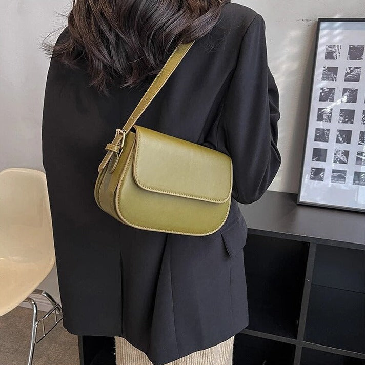 Audrey™ Luxe Faux Leather Shoulder Bag
