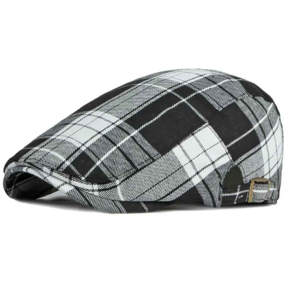 TartanTwist | Katoenen tartan flat cap