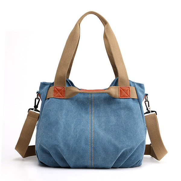 Audrey™ Canvas Chic Tote - Adjustable Shoulder Bag