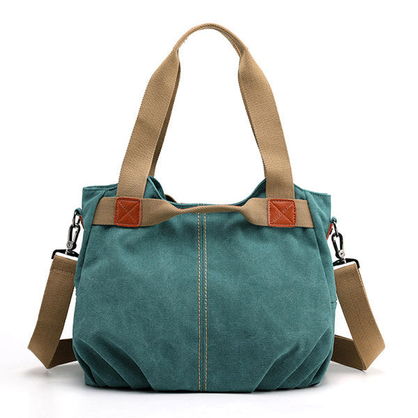 Audrey™ Canvas Chic Tote - Adjustable Shoulder Bag