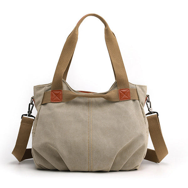 Audrey™ Canvas Chic Tote - Adjustable Shoulder Bag