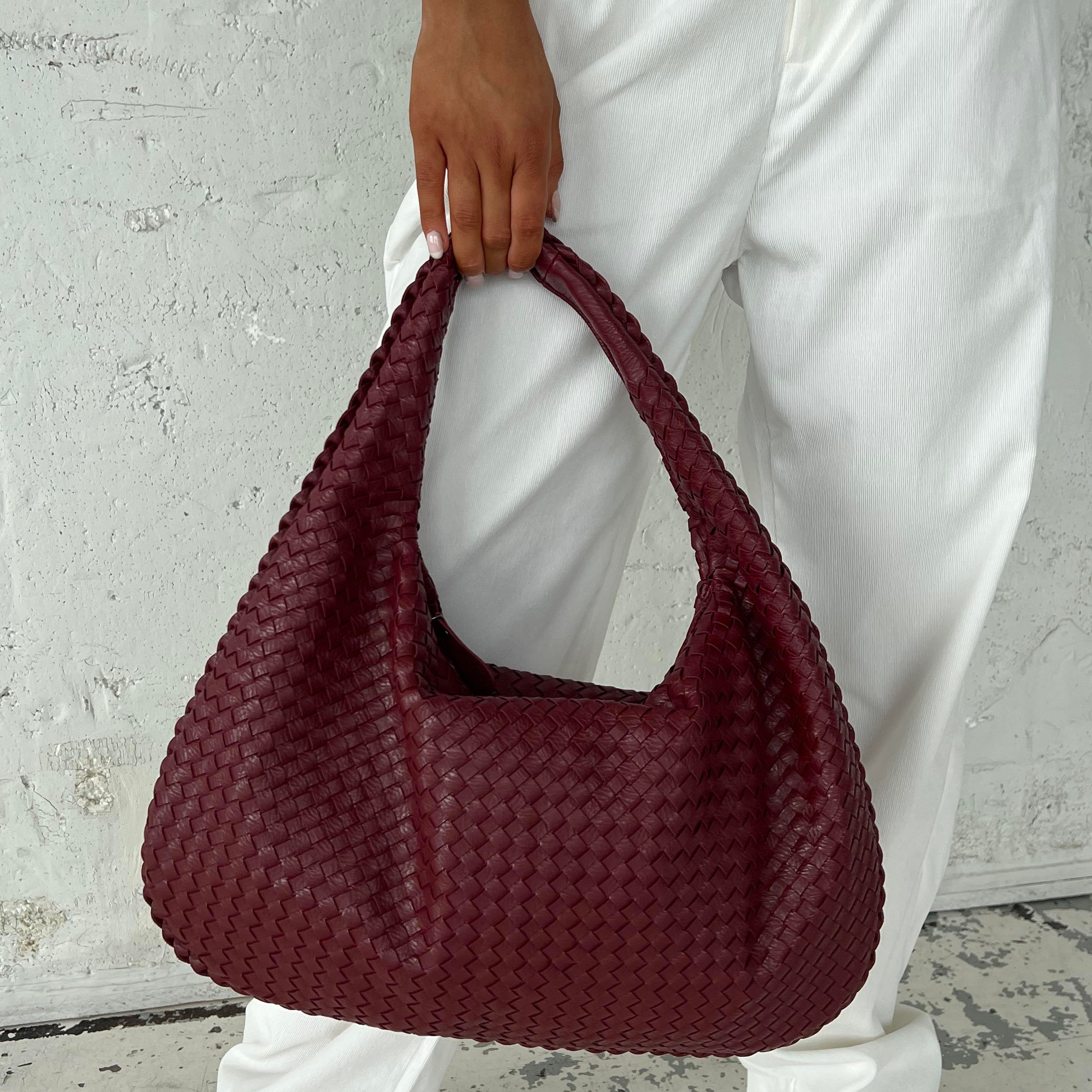 Audrey™ Woven Luxe Shopper Bag