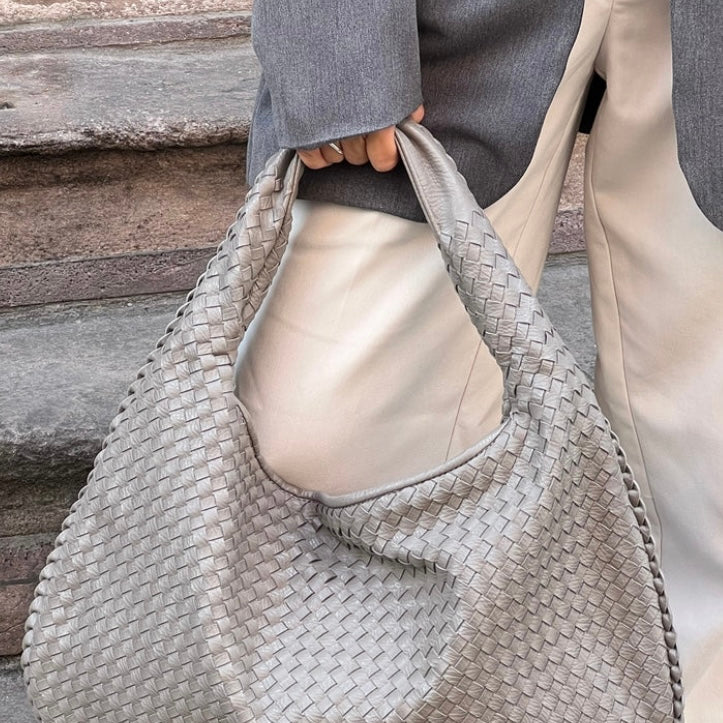 Audrey™ Woven Luxe Shopper Bag