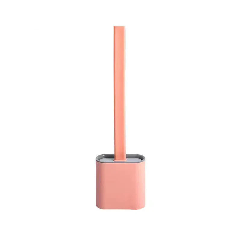 Clara™ CleanSweep Silicone Toilet Brush with Holder and Hygienic Design