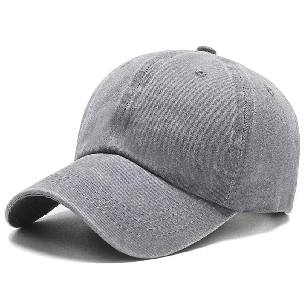 Valdemar | Casual vierseizoenen cap in gewassen look