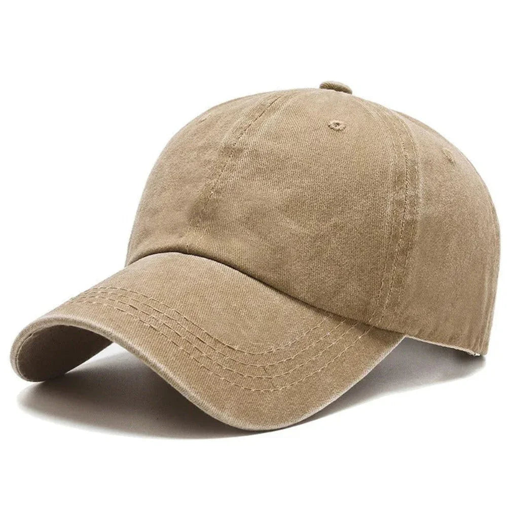 Valdemar | Casual vierseizoenen cap in gewassen look