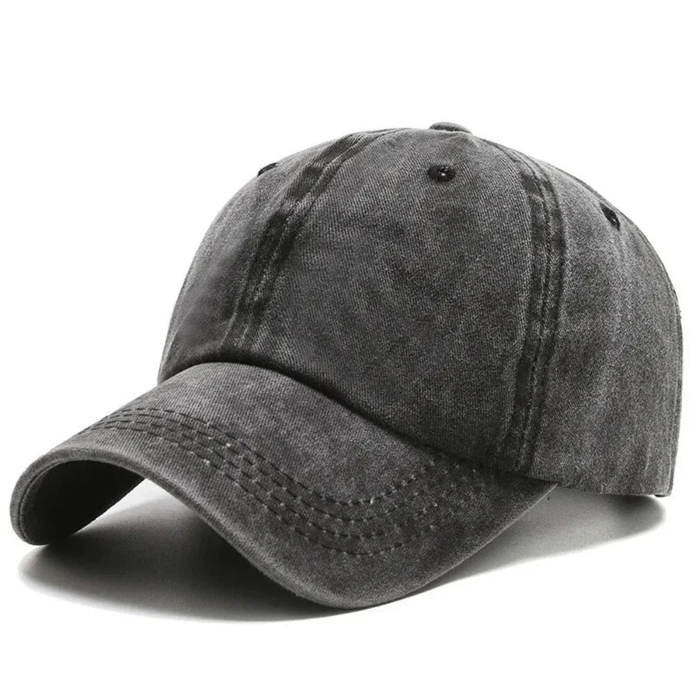 Valdemar | Casual vierseizoenen cap in gewassen look