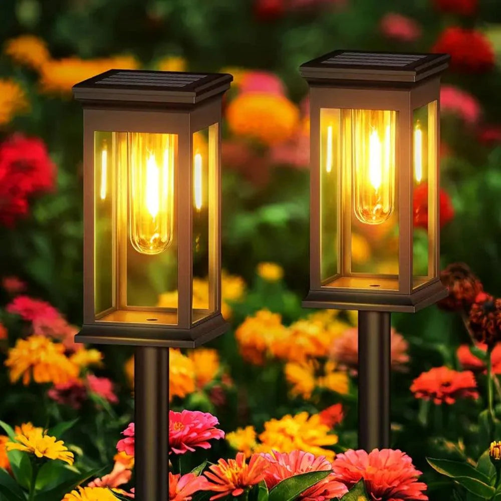 Elegante Zonne-energie Tuinpadverlichting | 1+1 gratis