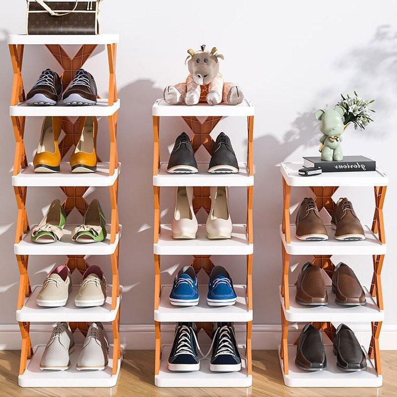 Clara™ Multi-Tier Shoe Organizer | Foldable & Space-Saving