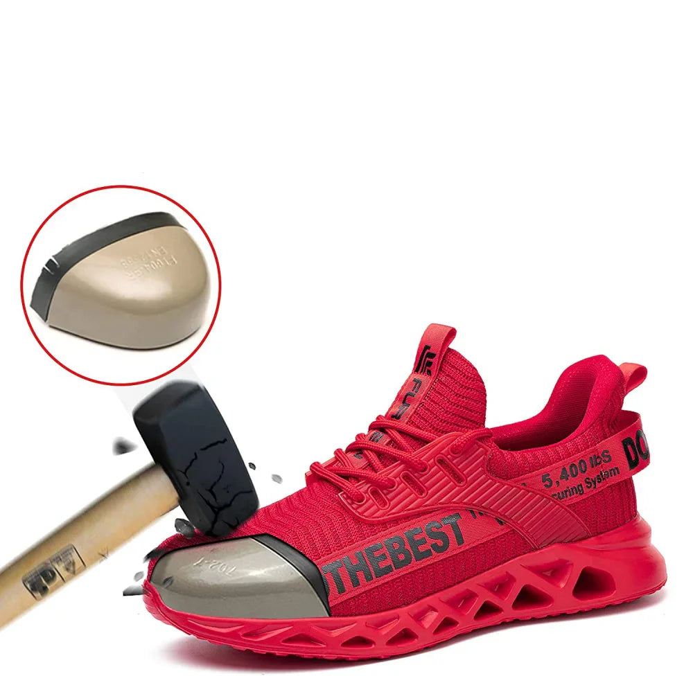 VelocityGuard™ Athletic Work Shoes with Steel Toe