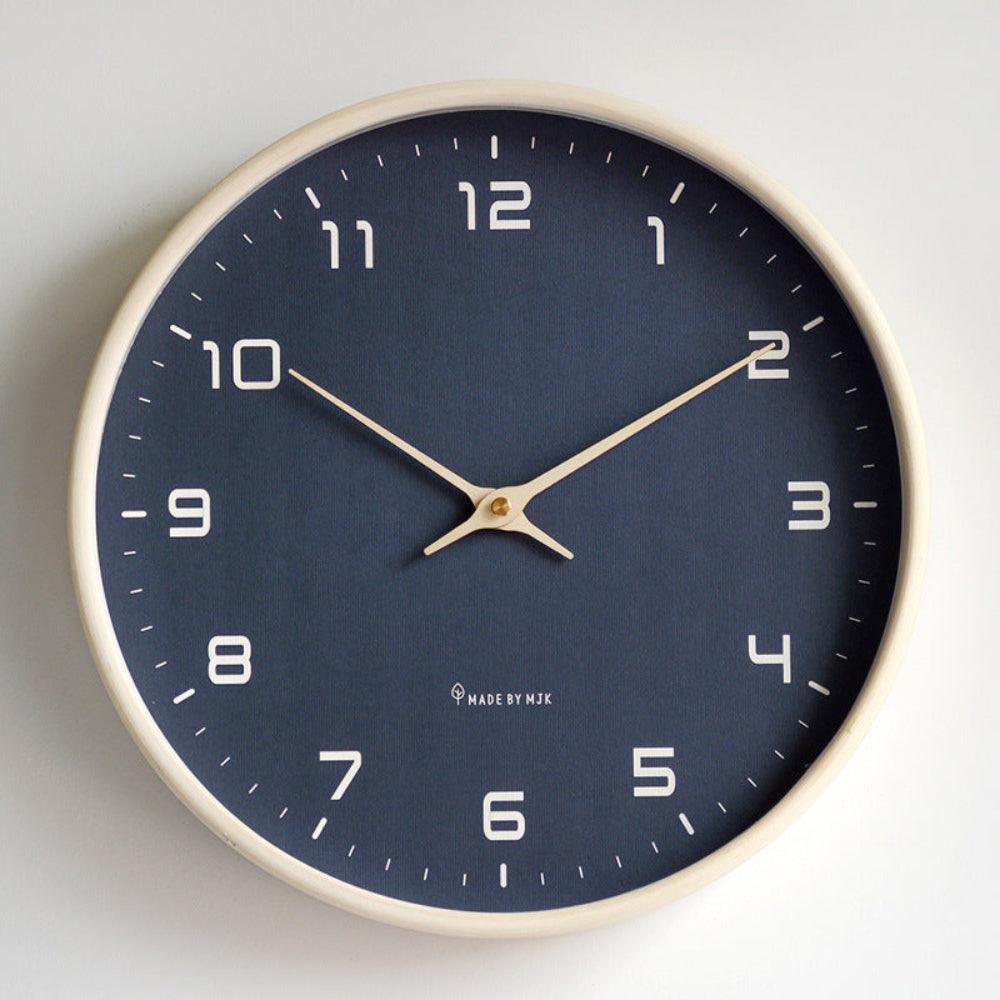 Freya™ Nordic Wood Wall Clock | Natural Elegance, Timeless Style